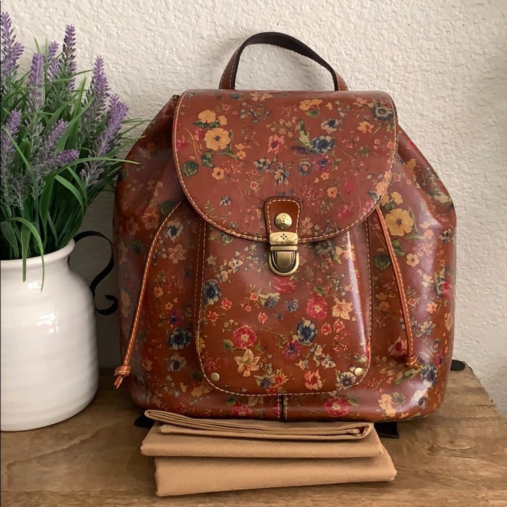 🆕🏷 Patricia Nash VEG TAN Prairie Rose 🌹🎒